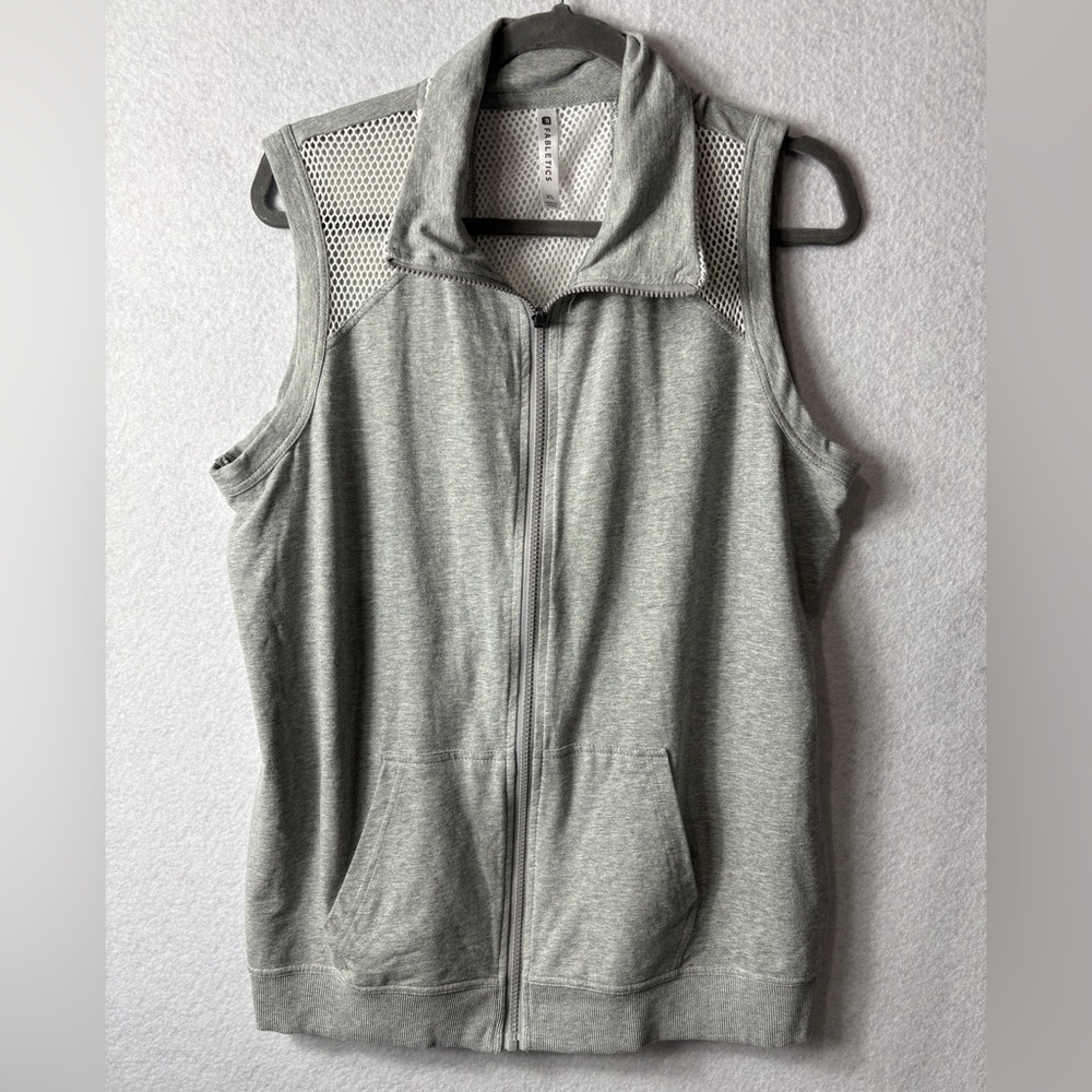 Fabletics Gray Vest Size XL